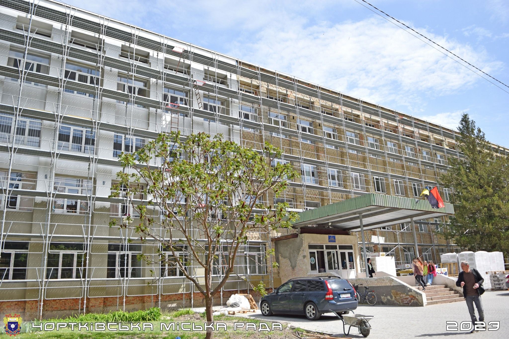 Новини Тернополя - фото з У Чортківській школі №7 виконують ремонт на 25 мільйонів гривень