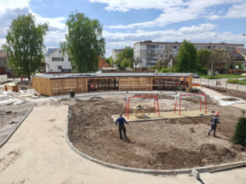 Новини Житомира - фото з Естонці побудували в Овруцькій громаді модульний садочок