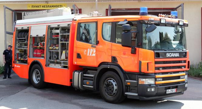 Новини Вінниці - фото з Від Карлсруе для Вінниці. Громада в подарунок отримала сучасну пожежну машину