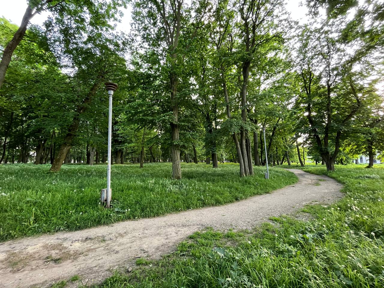 Новини Тернополя - фото з Лавки у фекаліях, полущені тротуари та розбиті ліхтарі: як виглядає Старий парк у Тернополі