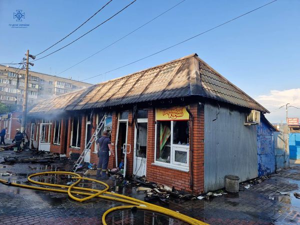 Новини Житомира - фото з У Малині горів кооперативний ринок