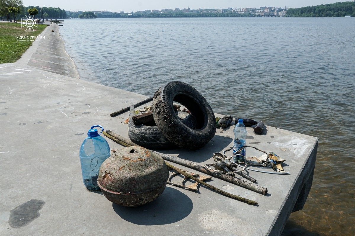 Новини Тернополя - фото з Акваторію Тернопільського ставу готують до купального сезону
