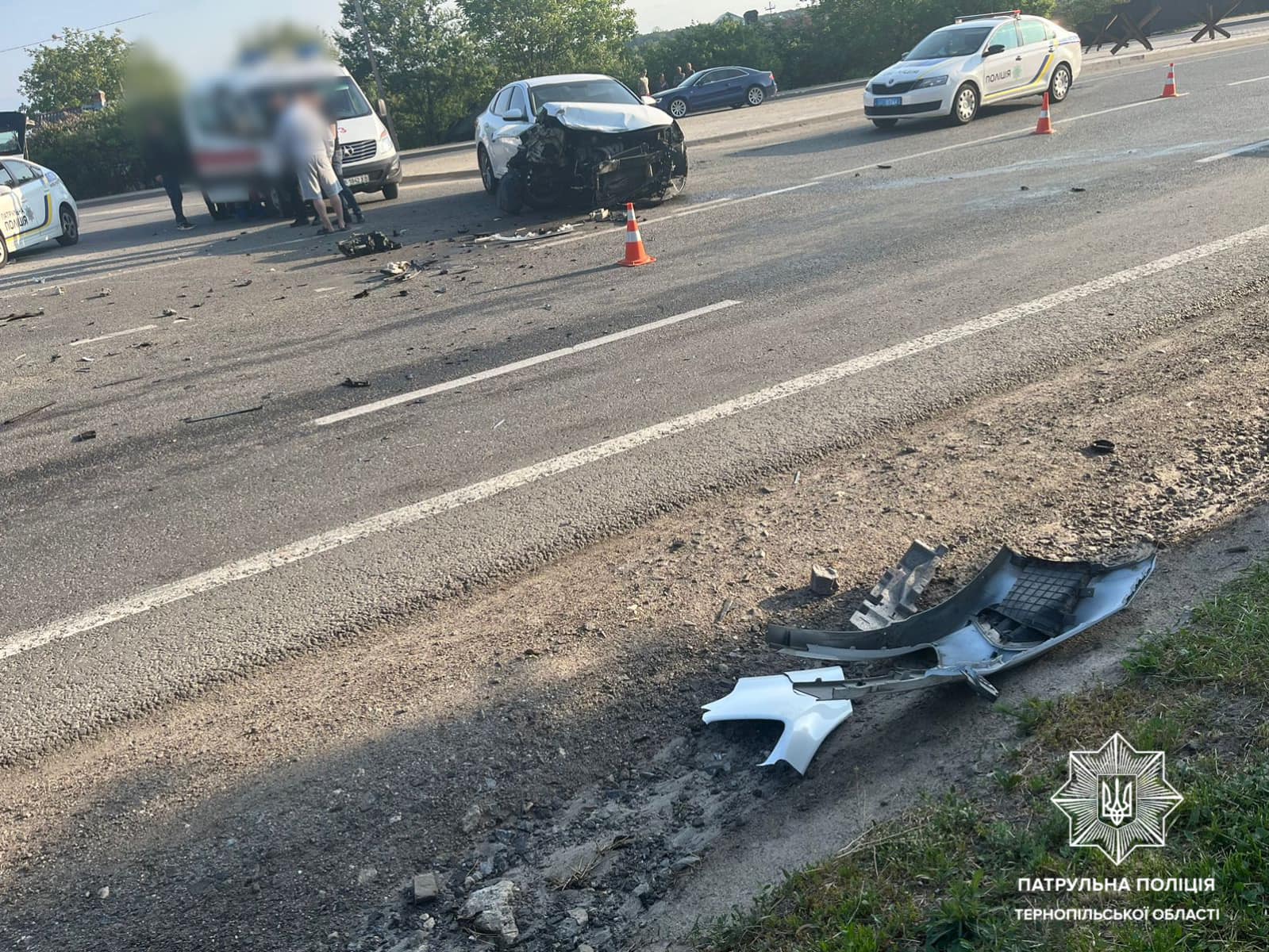 Новини Тернополя - фото з У селі Смиківці сталася аварія: є потерпілі