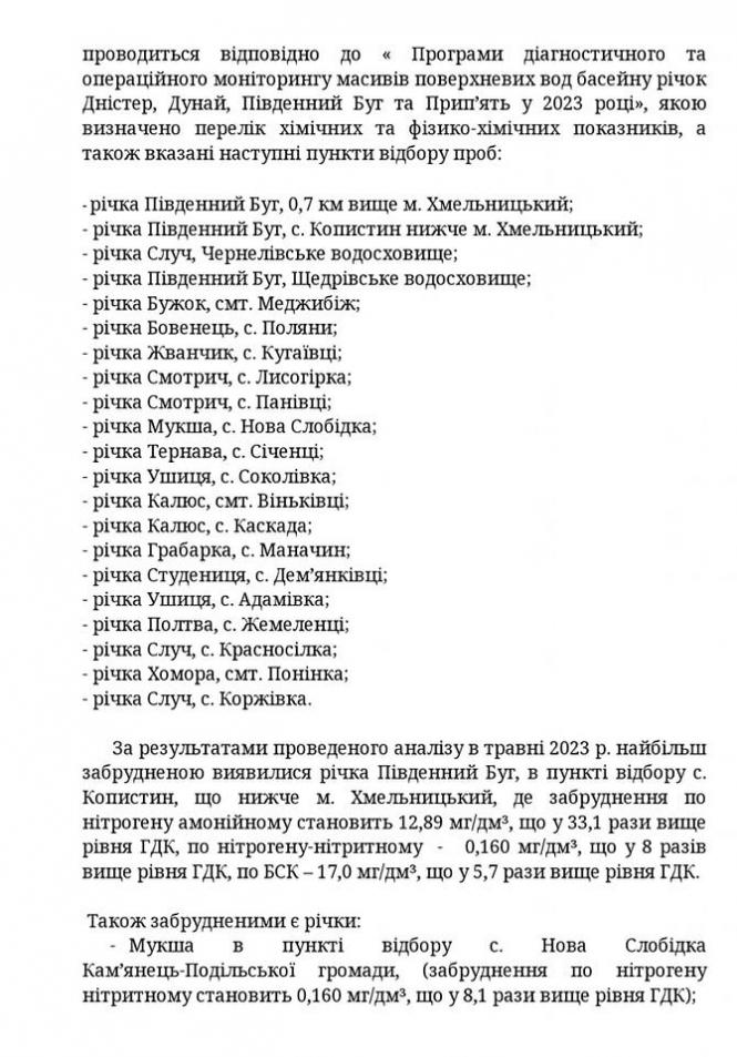 Новини Хмельницького - фото з Південний Буг назвали найбільш забрудненою річкою: деталі