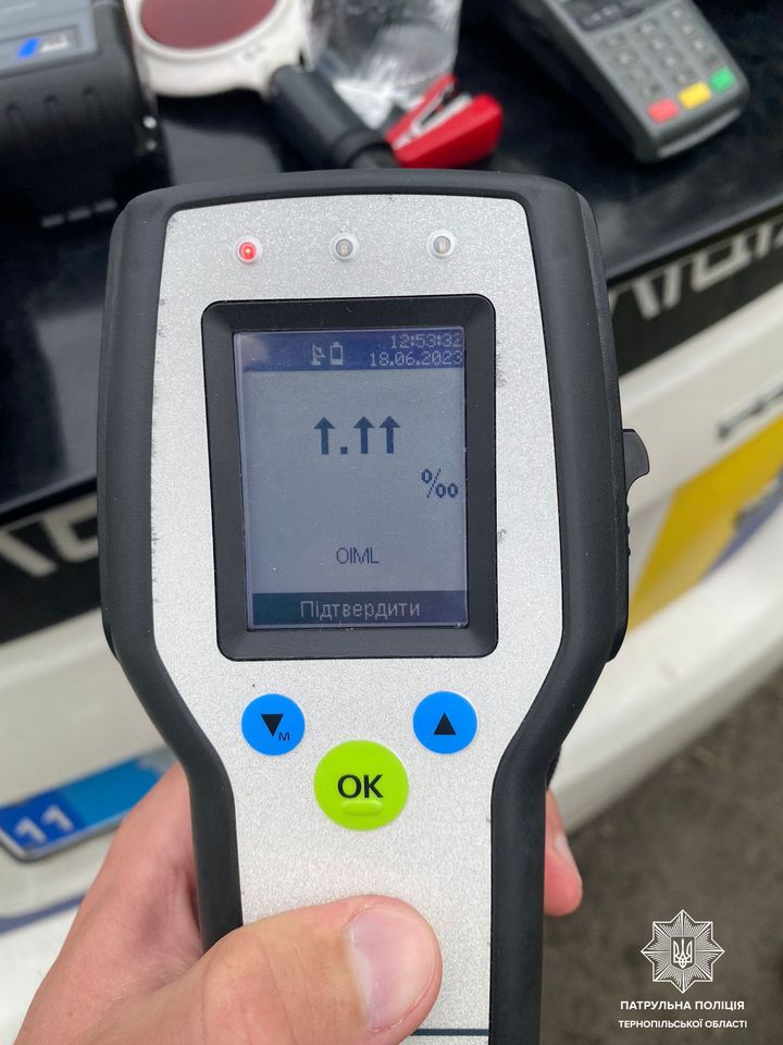 Новини Тернополя - фото з На драгері стрілки «в небо»: на Тернопільщині виявили дуже п'яних водіїв