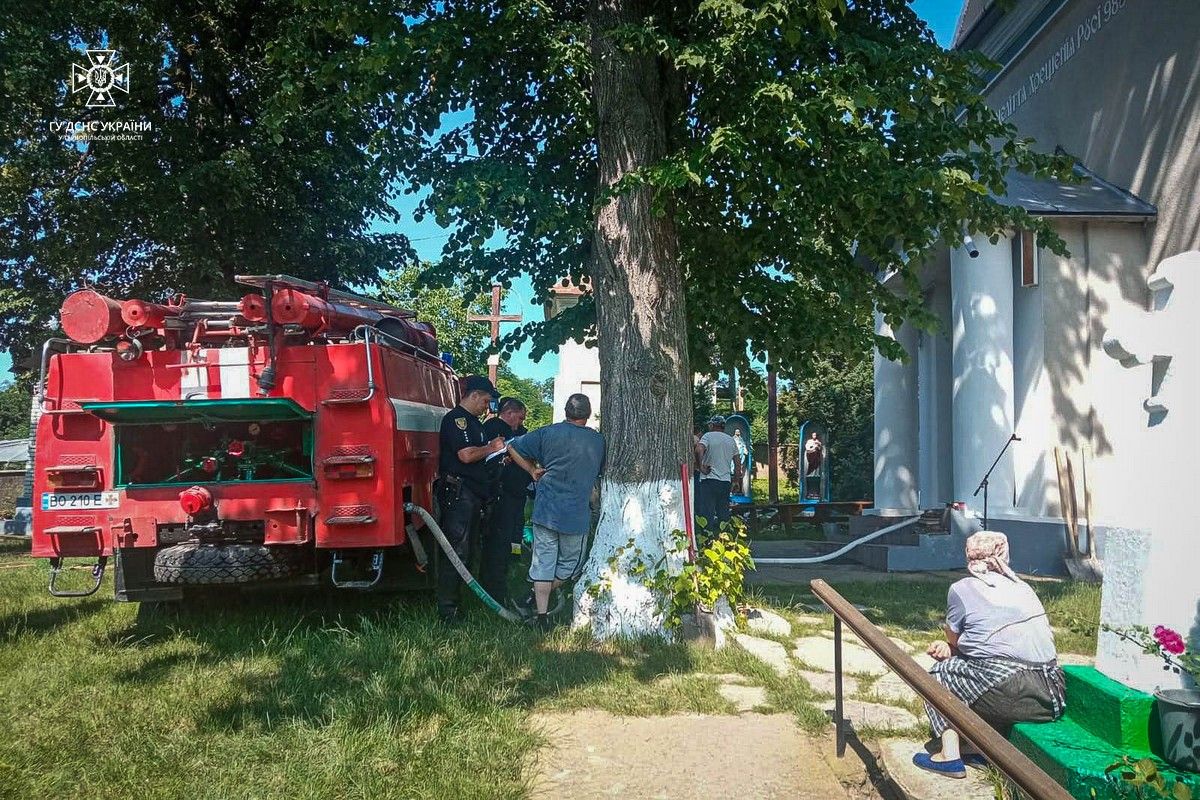 Новини Тернополя - фото з На Тернопільщині горіла церква