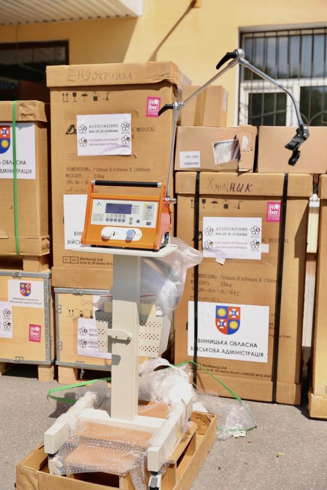 Новини Вінниці - фото з Вісім лікарень Вінниччини отримали 23 апарати штучної вентиляції легень