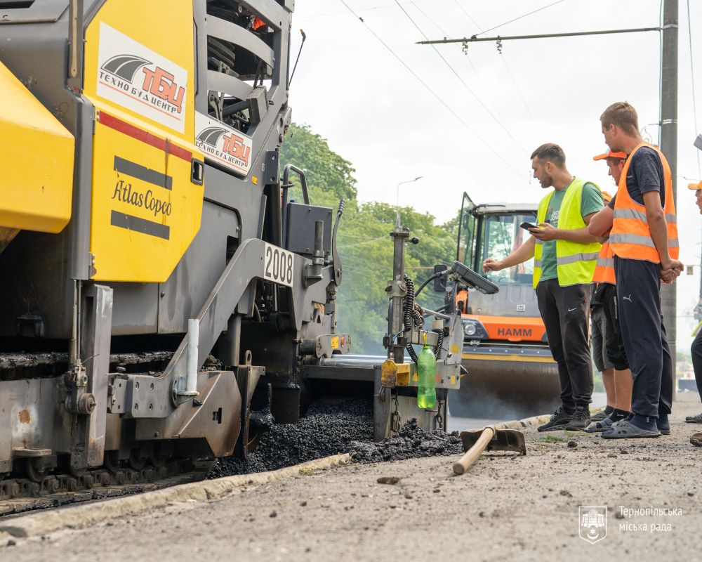 Новини Тернополя - фото з На просп. Степана Бандери триває ремонт дороги — що вже зробили