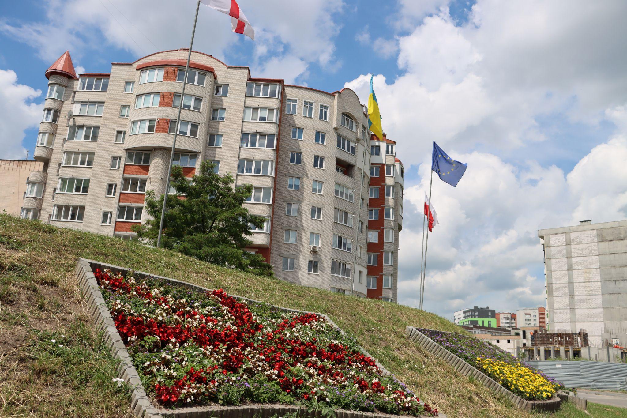 Новини Тернополя - фото з «Європейські» стяги квітнуть на Коновальця: фото дня