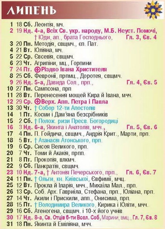 Новини Козятина - фото з Сьогодні Петра і Павла: заборони, прикмети та традиції цього дня