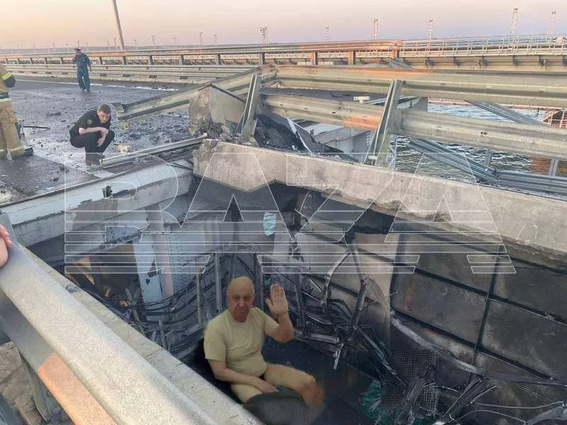 Новини Хмельницького - фото з "Шойгу, Герасимов, де шматок мосту?" Меми та фотожаби заполонили соцмережі