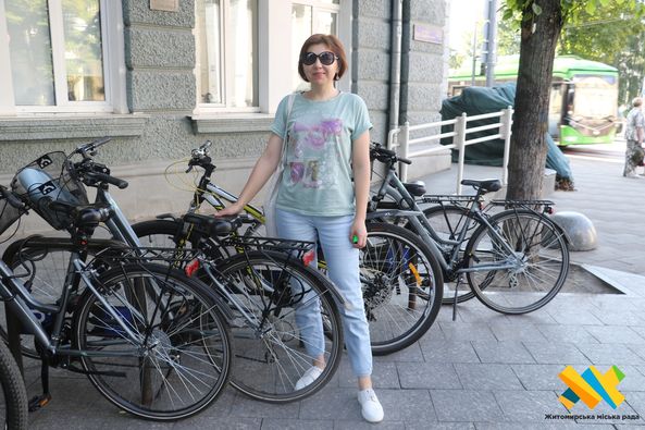 Новини Житомира - фото з Флешмоб «Велосипедом на роботу» зібрав на Михайлівській прихильників двоколісного транспорту