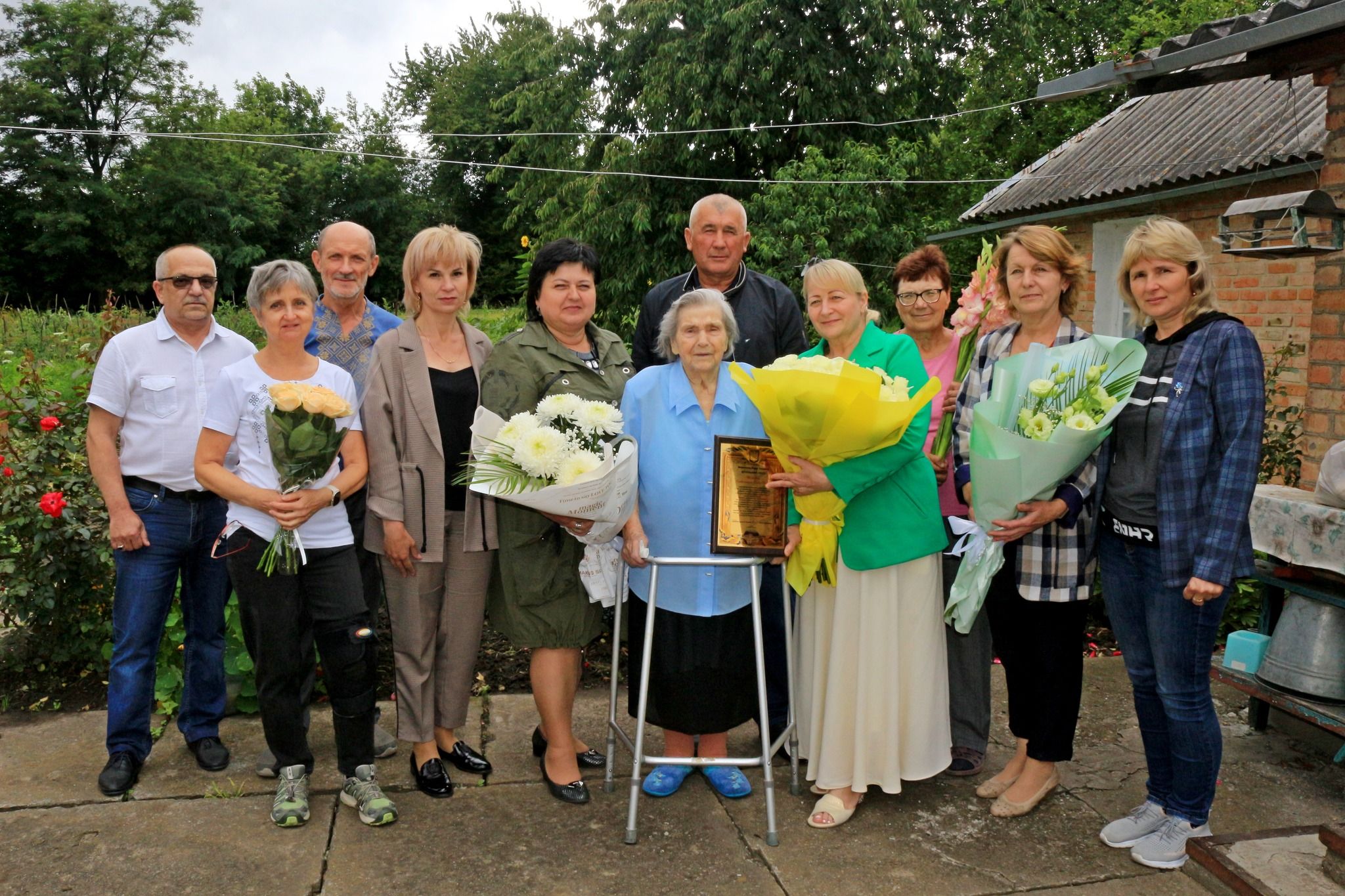 Новини Вінниці - фото з Козятинчанці, що вижила в концтаборі «Аушвіц Освенцім», 100 років. Розмова з довгожителькою