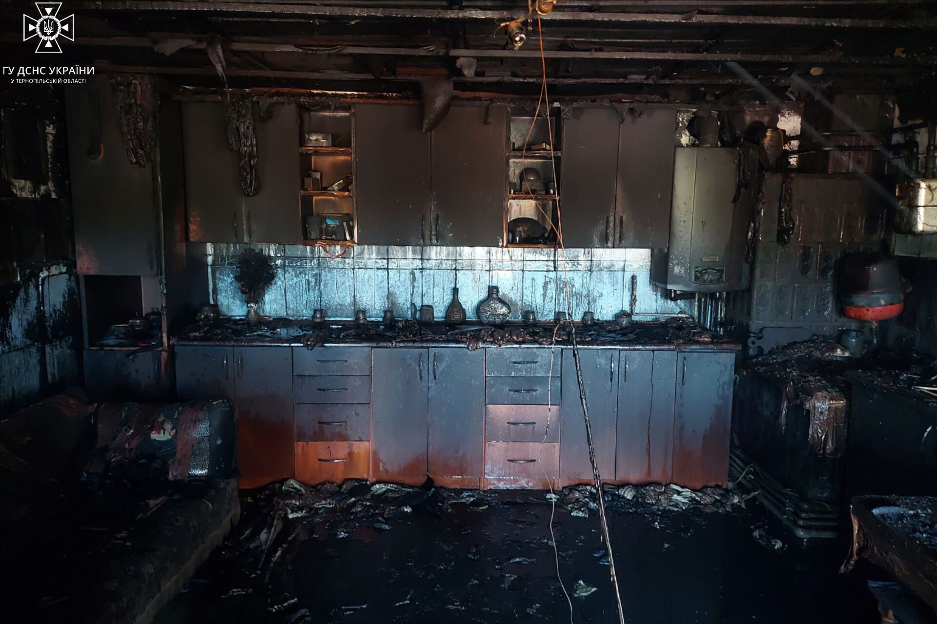 Новини Тернополя - фото з У Тернопільському районі горів житловий будинок