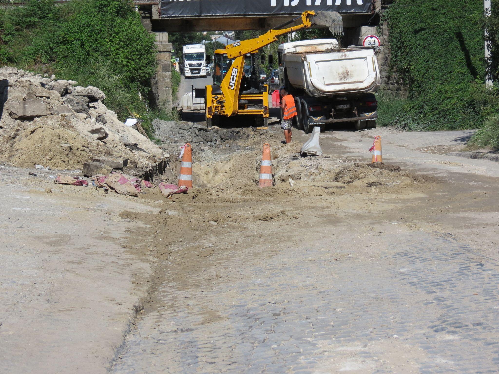 Новини Тернополя - фото з На Гайовій перекрили рух через ремонт: скільки коштують роботи та хто платить