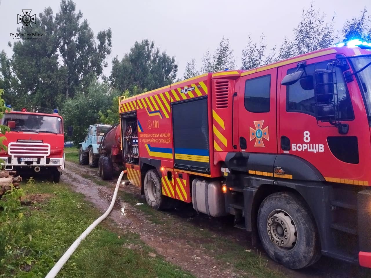 Новини Тернополя - фото з На Борщівщині горів житловий будинок