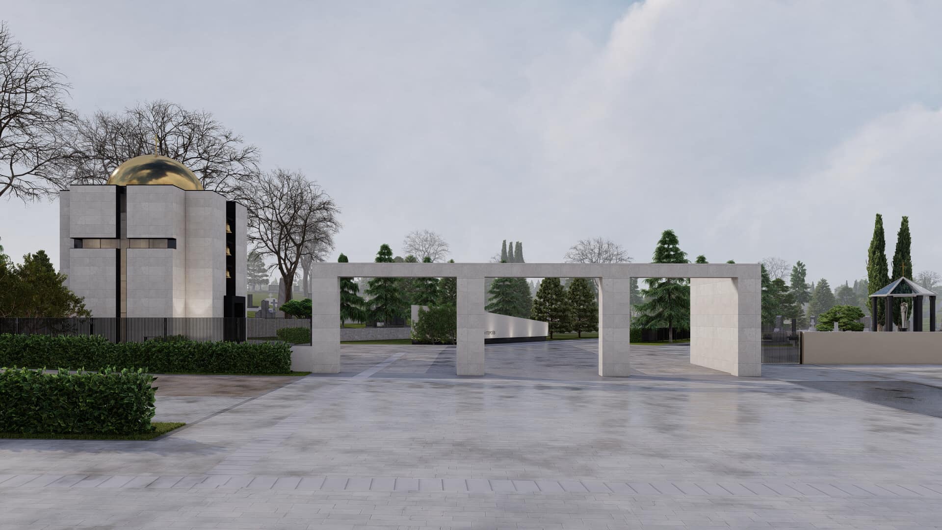 Новини Тернополя - фото з На Микулинецькому кладовищі почали облаштовувати Пантеон Героїв: ми дізнались подробиці На зображенні може бути: пам’ятник