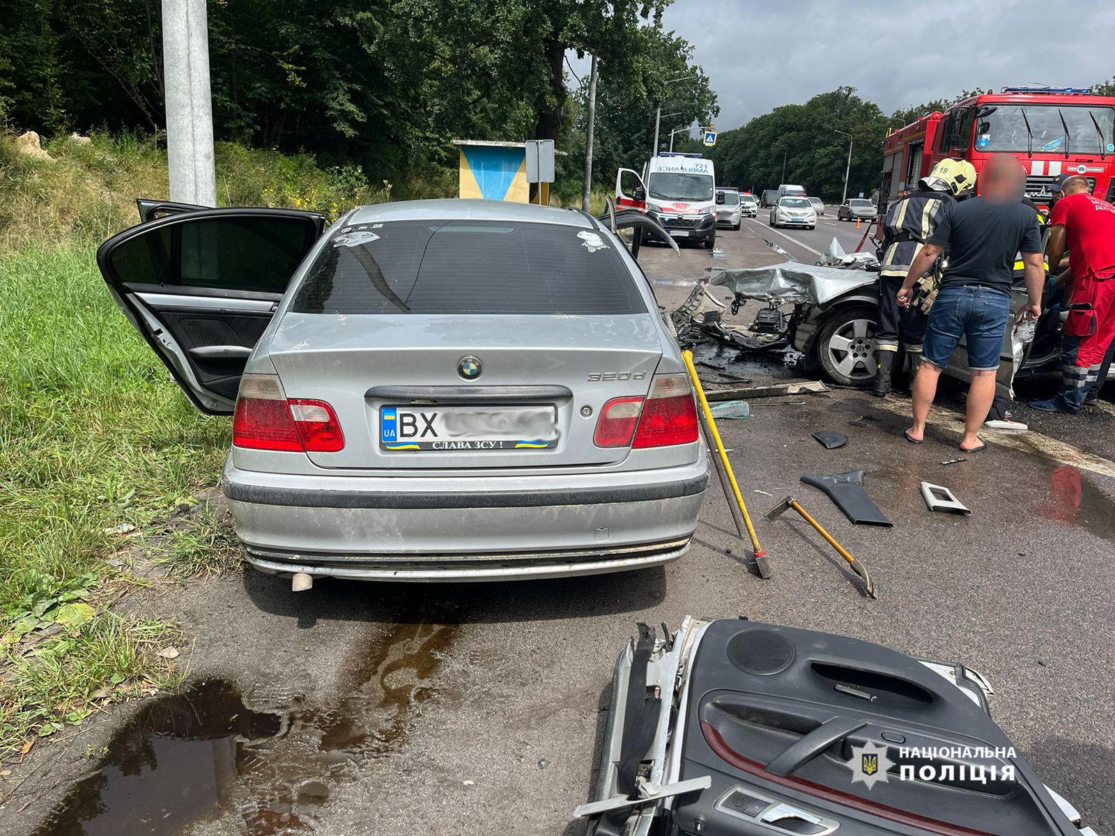 Новини Козятина - фото з Моторошна автотроща: від зіткнень автомобілів Skoda та BMW постраждало четверо людей