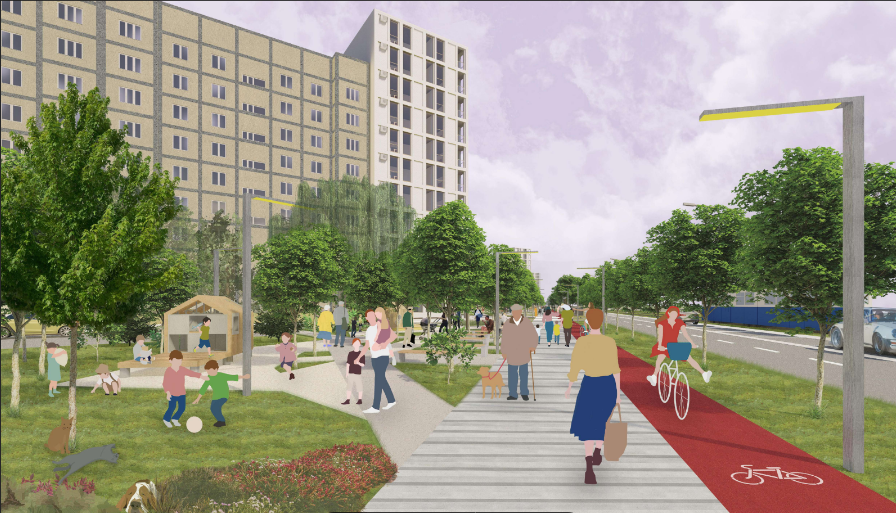 Новини Вінниці - фото з Де, як і скільки у Вінниці побудувати житло? Показали проєкт післявоєнної забудови