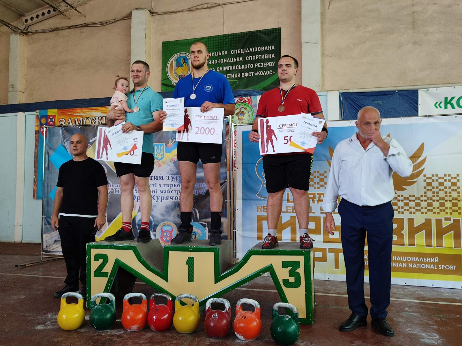 Новини Вінниці - фото з 220 разів за 15 хвилин. Провели турнір гирьовиків імені чемпіона світу Юрія Курячого