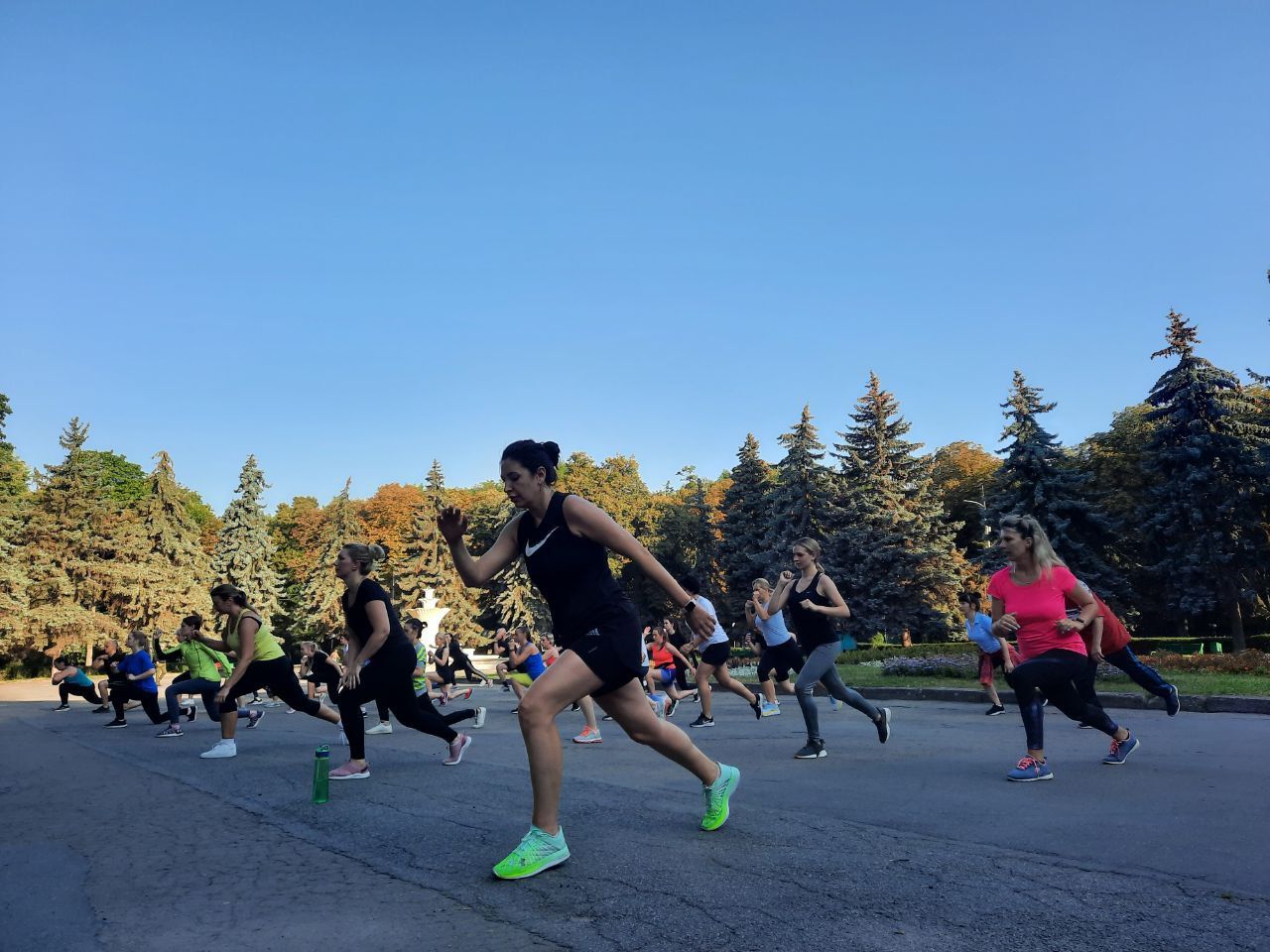 Новини Вінниці - фото з «Хочу закохати вінничан у спорт».  У Вінниці просто неба проводять безплатні спортивні заняття