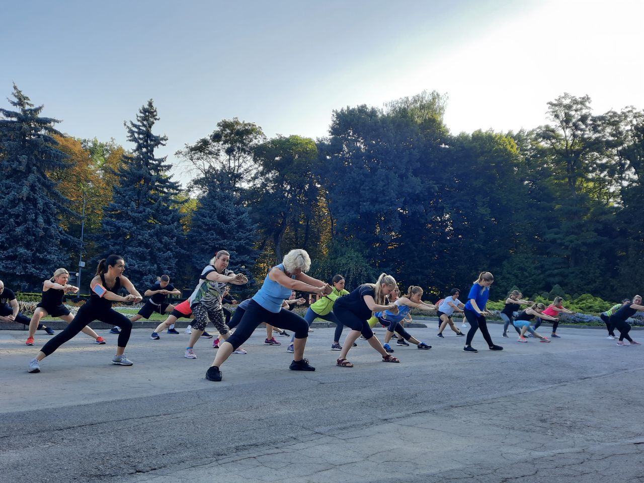 Новини Вінниці - фото з «Хочу закохати вінничан у спорт».  У Вінниці просто неба проводять безплатні спортивні заняття