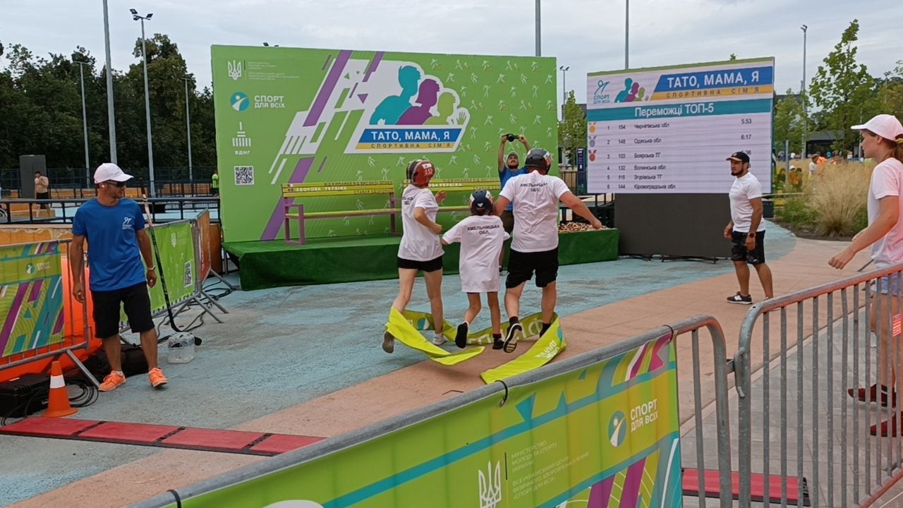 Новини Хмельницького - фото з Родина Муликів зі Славути перемогла на всеукраїнському спортивному конкурсі (ФОТО)