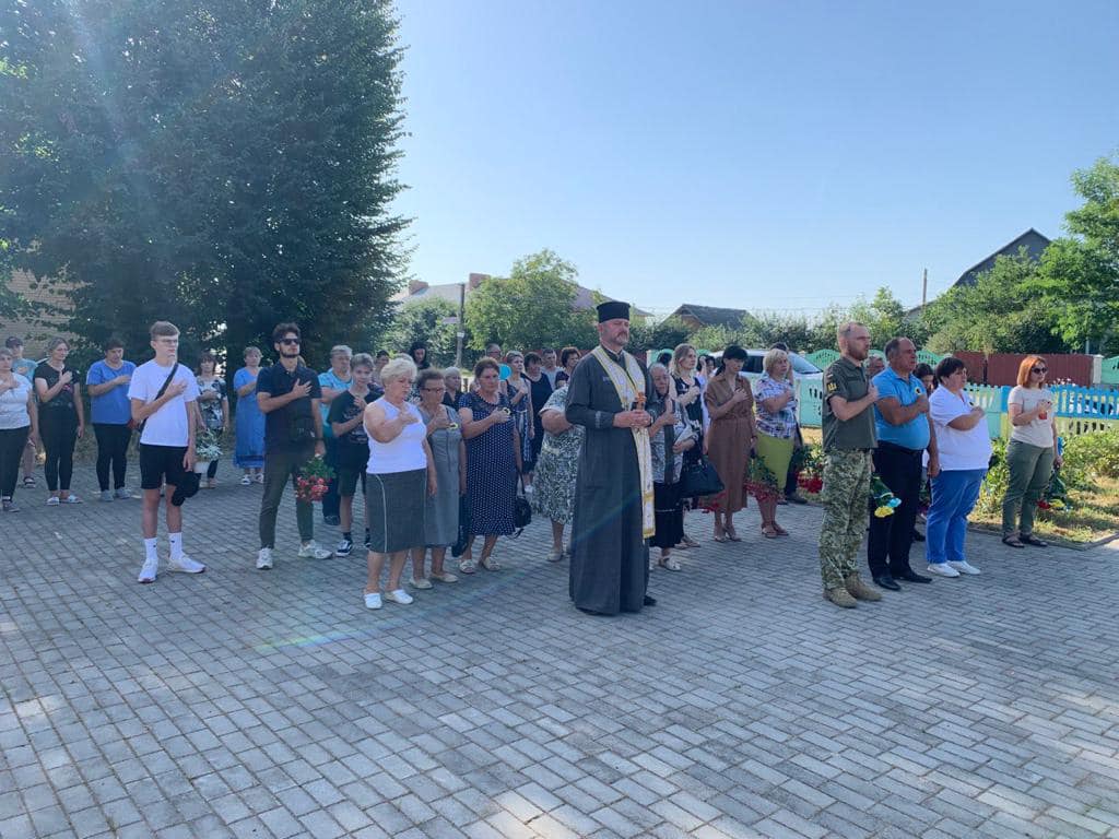 Новини Хмельницького - фото з В Чорноострівській громаді відкрили меморіальні дошки двом загиблим захисникам