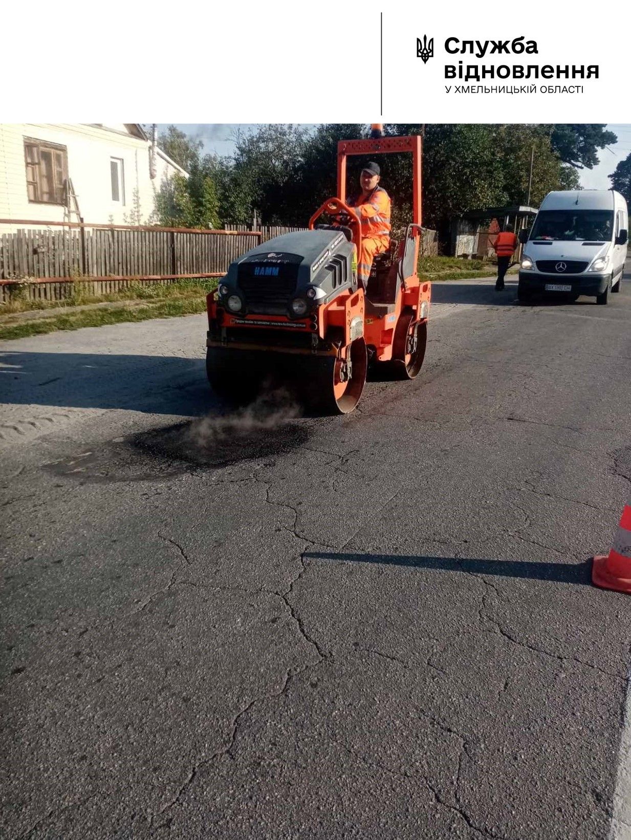 Новини Хмельницького - фото з На дорогах Хмельниччини знову “латають” ями. Де саме?