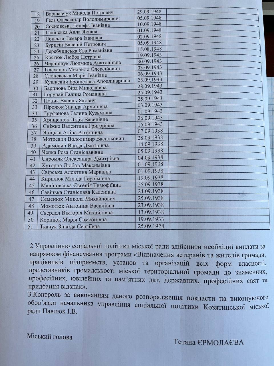 Новини Козятина - фото з Відомі імена вересневих довгожителів-ювілярів, яких вітатимуть грошима