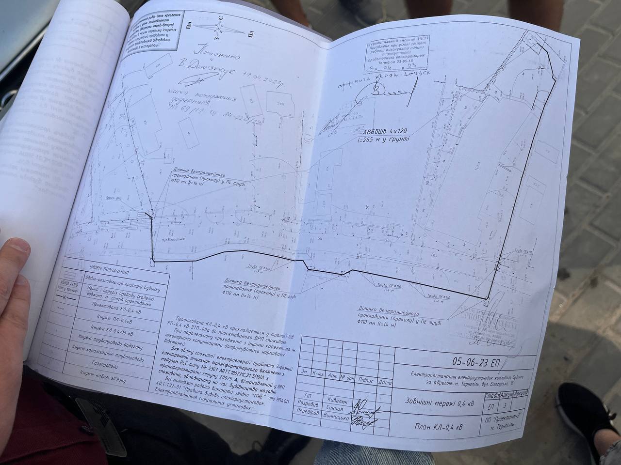 Новини Тернополя - фото з Нехай риють десь, але не в нашому дворі. Мешканці Білогірської посварилися із забудовником