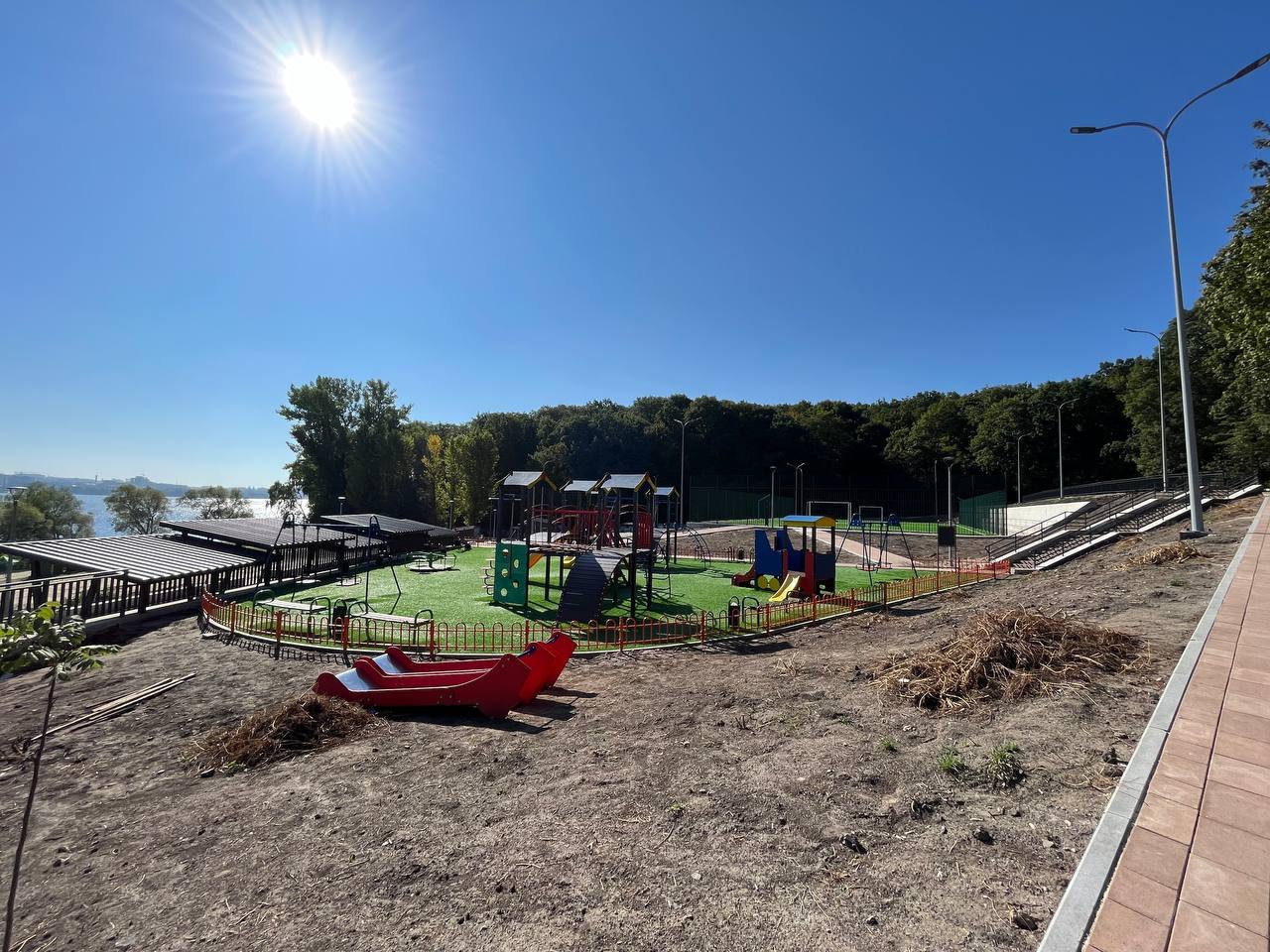 Новини Тернополя - фото з Реконструкція Дальнього пляжу за 42 мільйони: що змінилося та чи встигнуть все доробити до кінця року