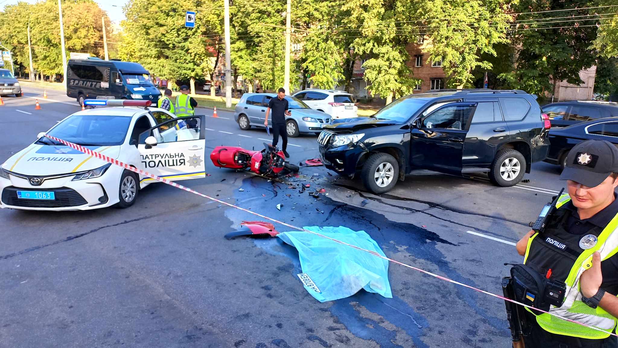 Новини Вінниці - фото з На Заболотного сталася смертельна ДТП. Мотоцикліст зіткнувся з «Тойотою»