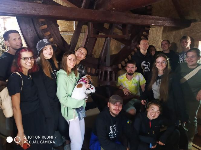 Новини Козятина - фото з До Музею хліба завітали волонтери, які створюють у Глухівцях інклюзивний тренажерний зал