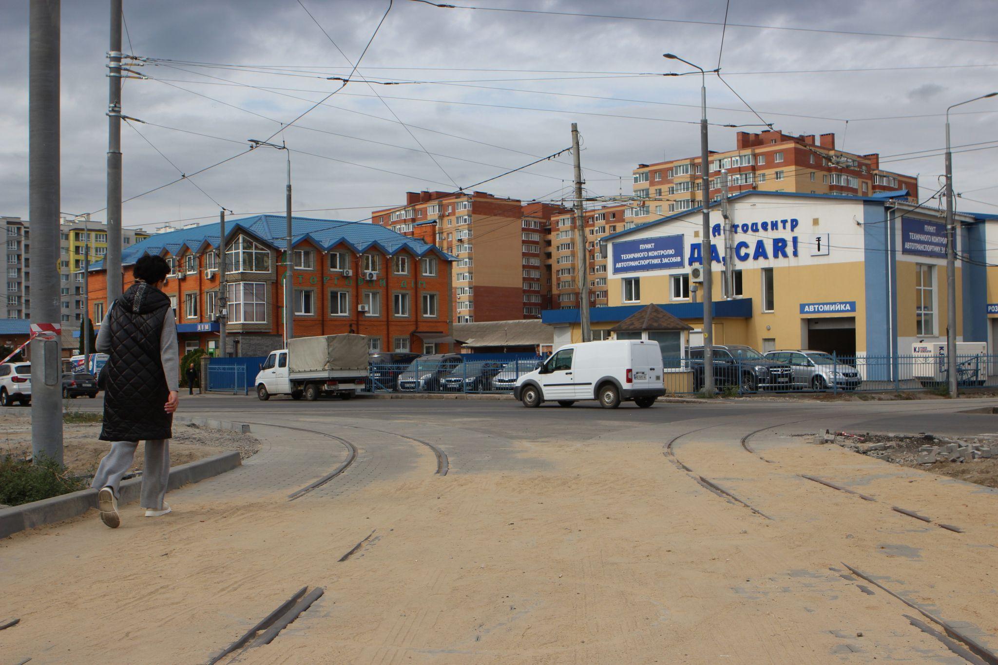 Новини Вінниці - фото з Трамвайні колії прокладені вздовж всієї вулиці: як виглядає реконструкція на Батозькій