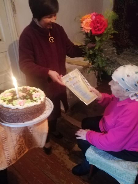 Новини Козятина - фото з Найстаріша жителька Сестринівки зустріла своє 95-річчя