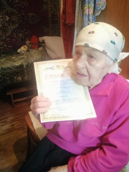 Новини Козятина - фото з Найстаріша жителька Сестринівки зустріла своє 95-річчя