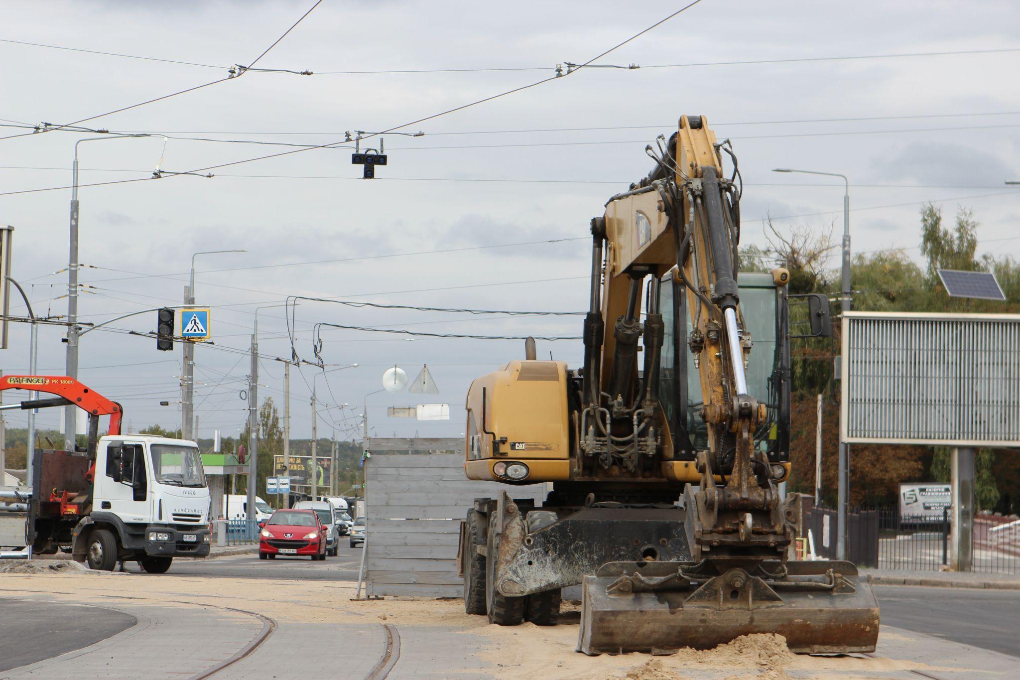 Новини Вінниці - фото з Трамвайні колії прокладені вздовж всієї вулиці: як виглядає реконструкція на Батозькій
