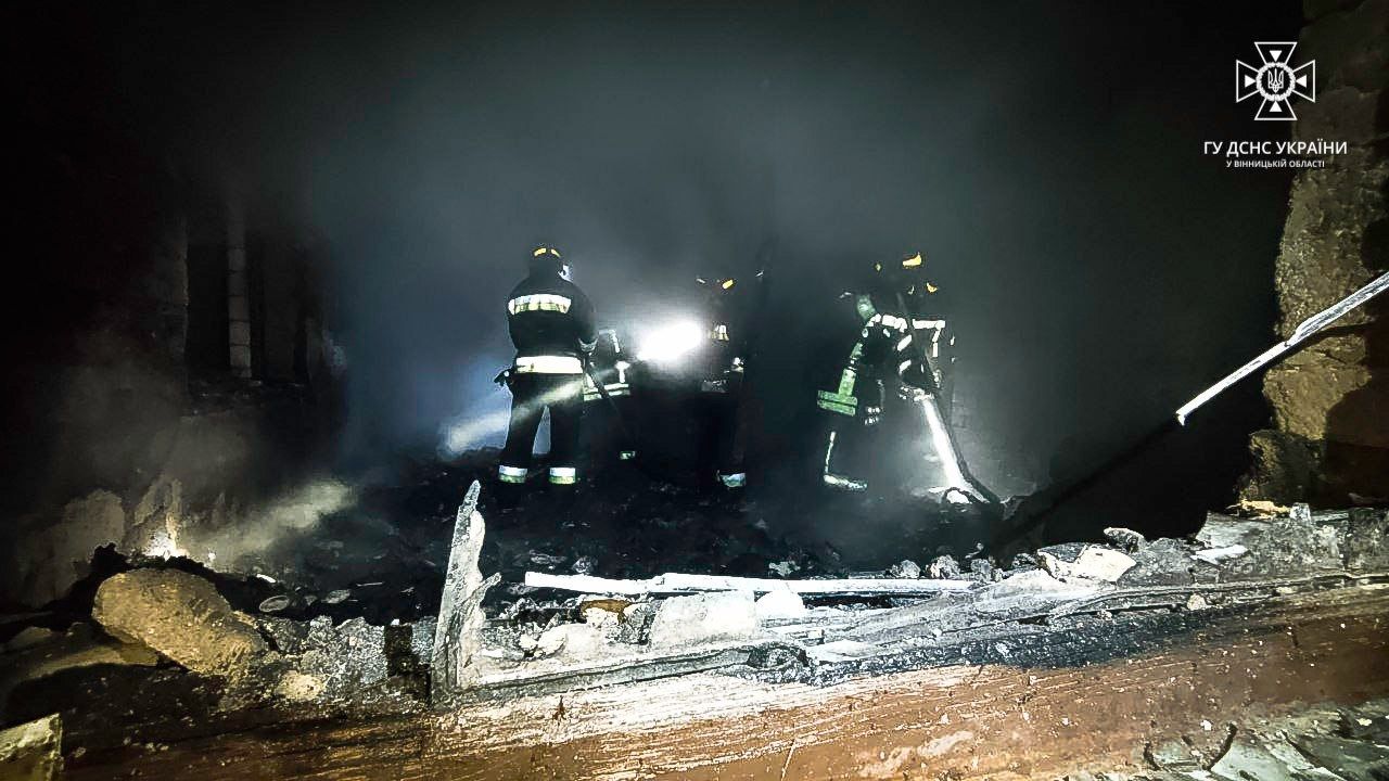 Новини Вінниці - фото з З палаючого будинку на Вінниччині надзвичайники врятували кота власника