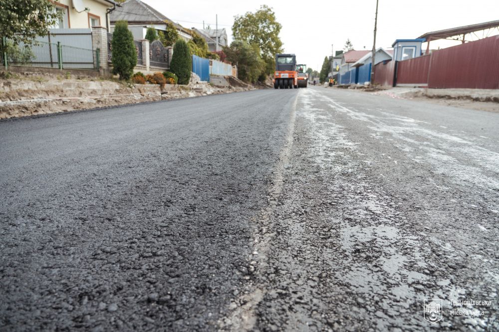 Новини Тернополя - фото з На вул. Гайовій вже зробили 600 метрів дороги