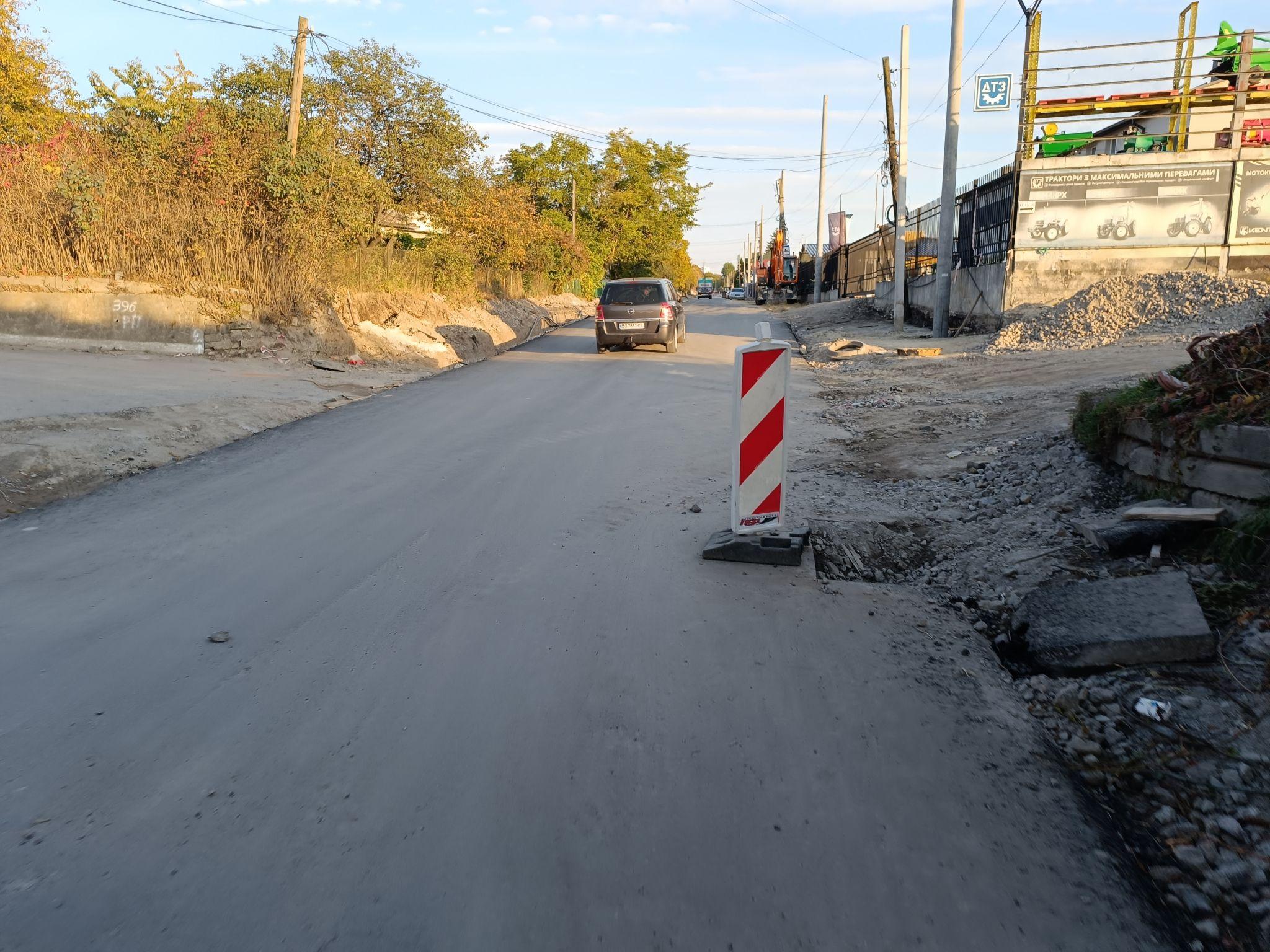 Новини Тернополя - фото з На Гайовій поклали новий асфальт: який вигляд має вулиця