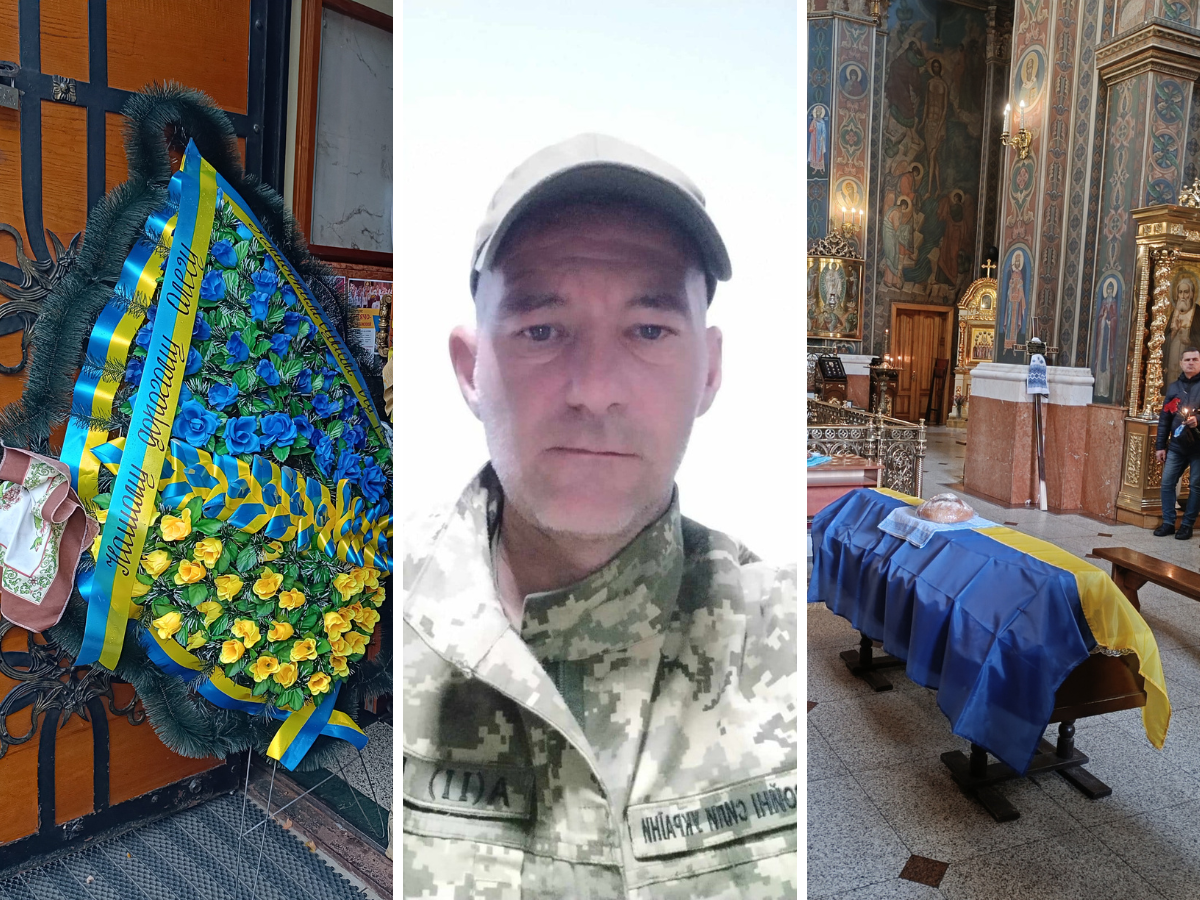 Новини Вінниці - фото з «Боронив Україну заради майбутнього дітей». Провели в останню путь воїна Олега Манжоса