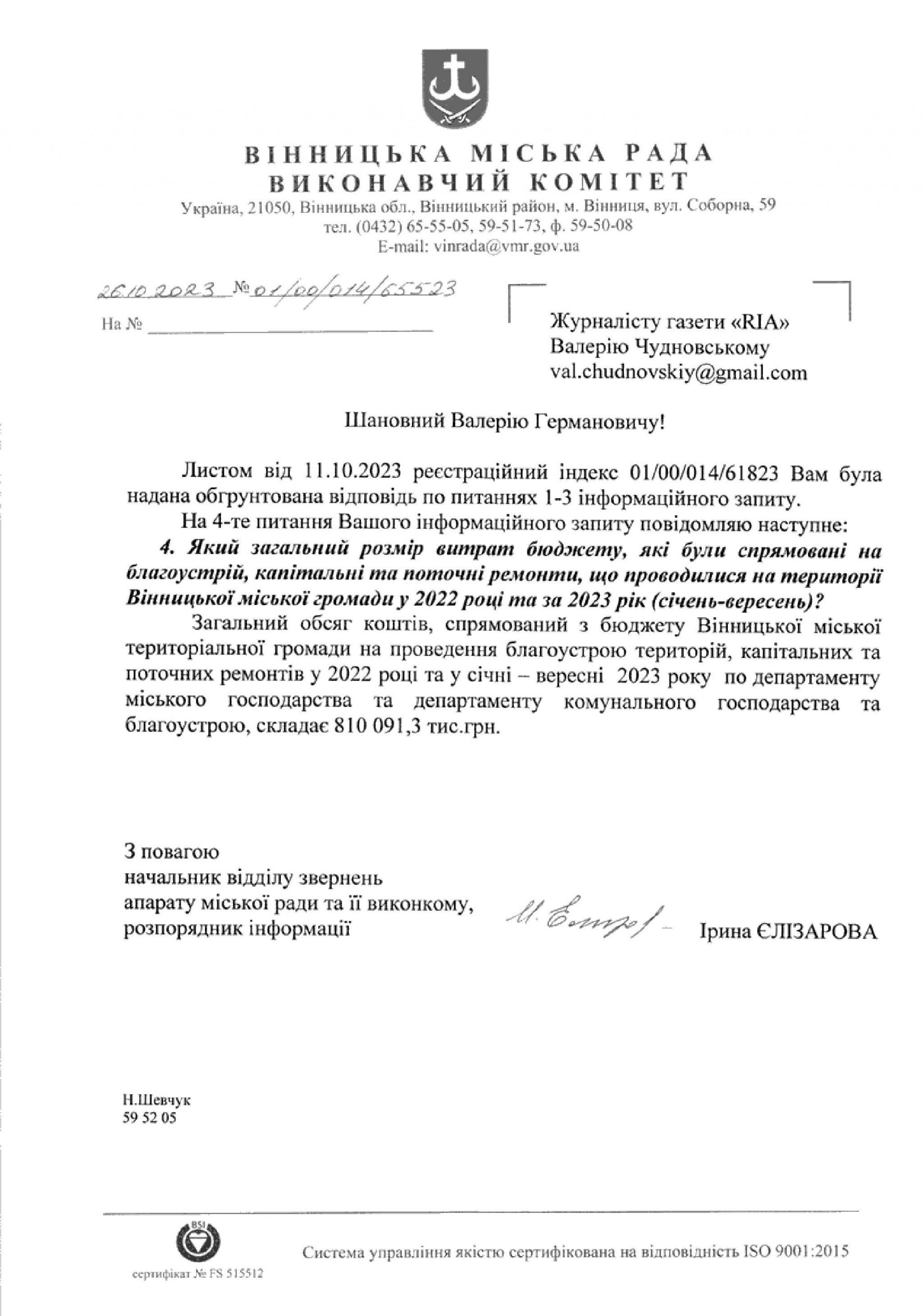 Новини Вінниці - фото з Скільки грошей витратили на міські ремонти, а скільки на ЗСУ? Аналіз витрат бюджету Вінниці