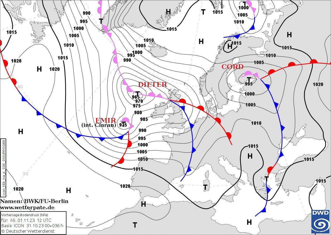 Новини Козятина - фото з Листопад розпочнеться з візиту атмосферного фронту: в нашій області знову буде вітряно