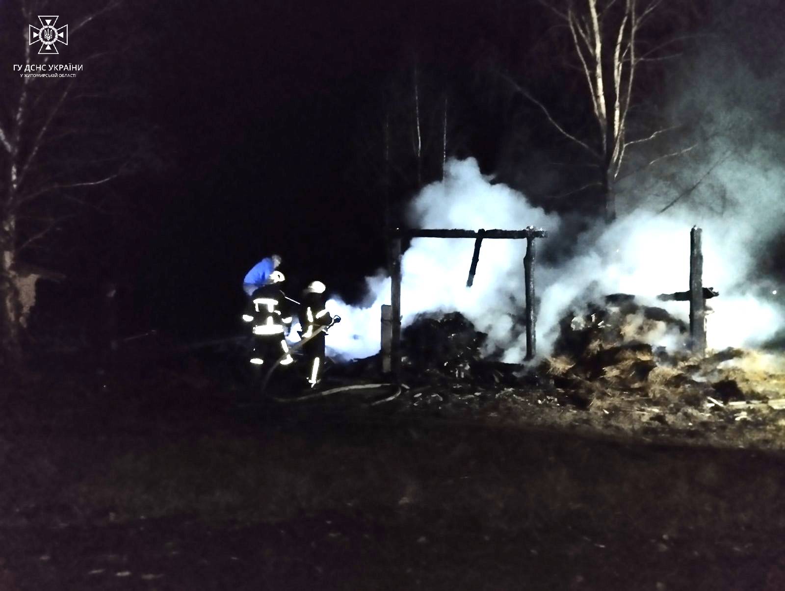 Новини Житомира - фото з На Житомирщині за добу сталося три пожежі у житловому секторі
