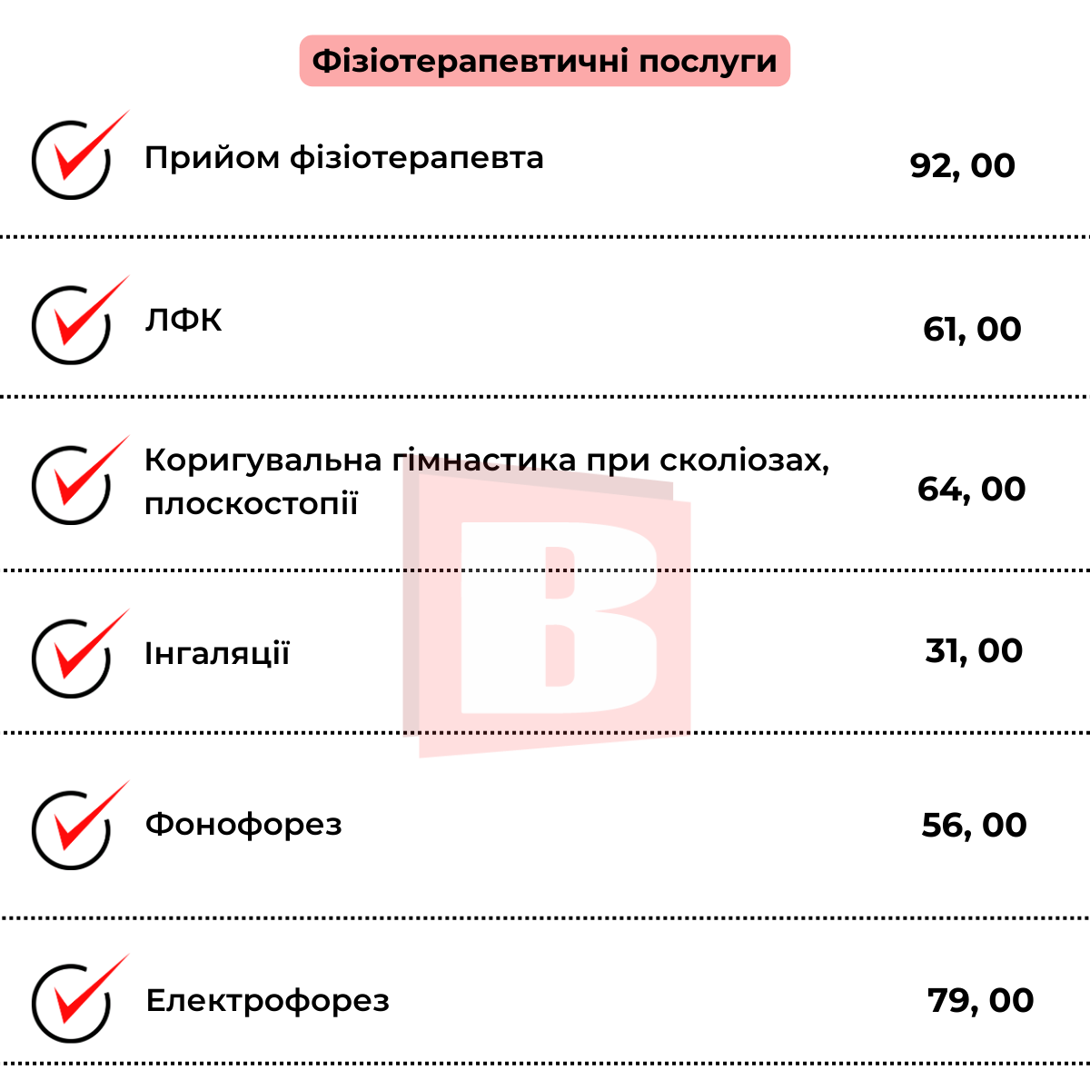 Новини Хмельницького - фото з Платні послуги в Хмельницькій міській дитячій лікарні: перелік і ціни (ІНФОГРАФІКА)