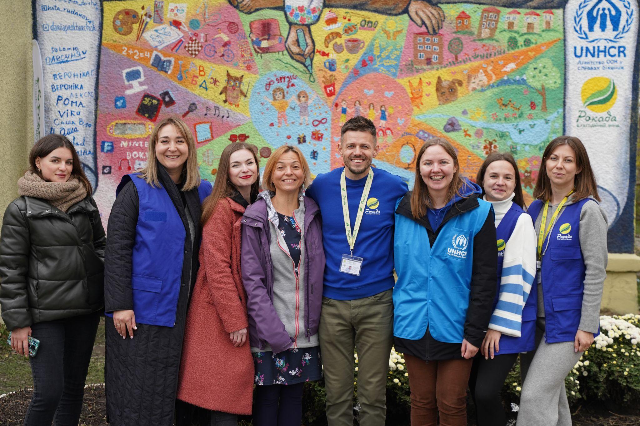 Новини Тернополя - фото з У Скалаті створили мурал Єдності