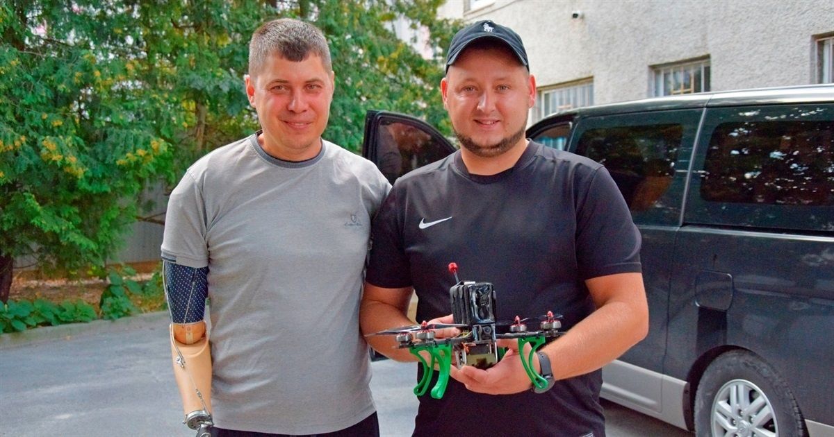 Новини Вінниці - фото з Ветеран війни без руки В'ячеслав Стражець виготовляє дрони для ЗСУ