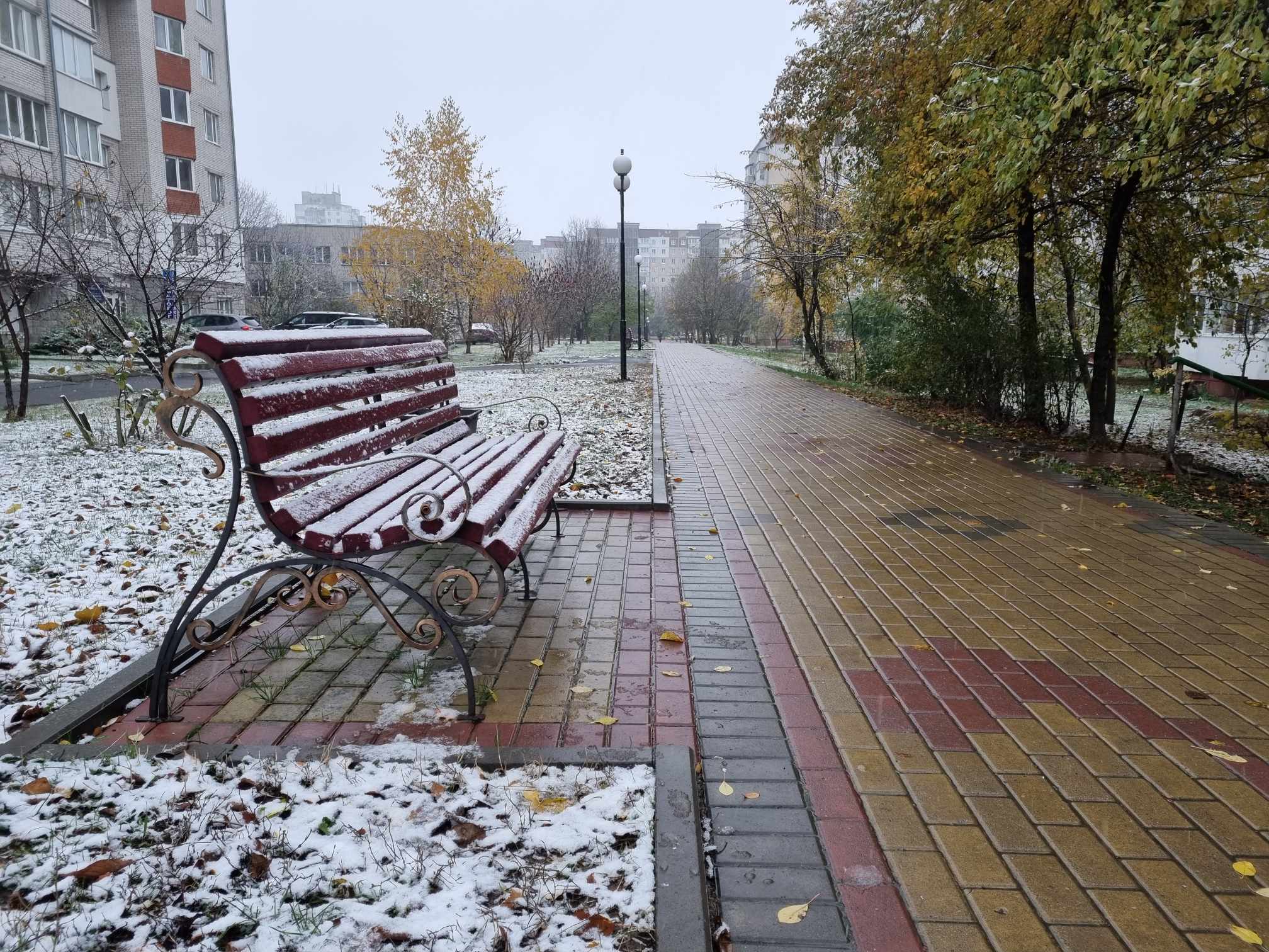 Новини Тернополя - фото з У Тернополі — перший сніг: як виглядає місто та що прогнозують синоптики