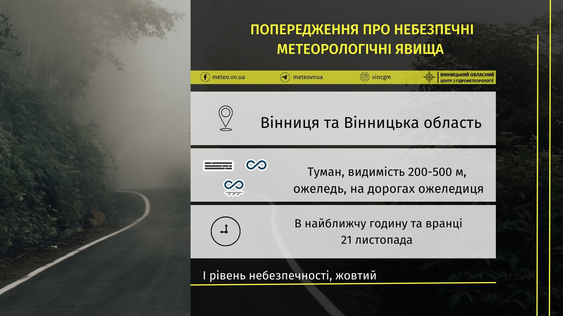 Новини Козятина - фото з Холодно, зі снігом та дощем: про погоду у нашій області до кінця тижня